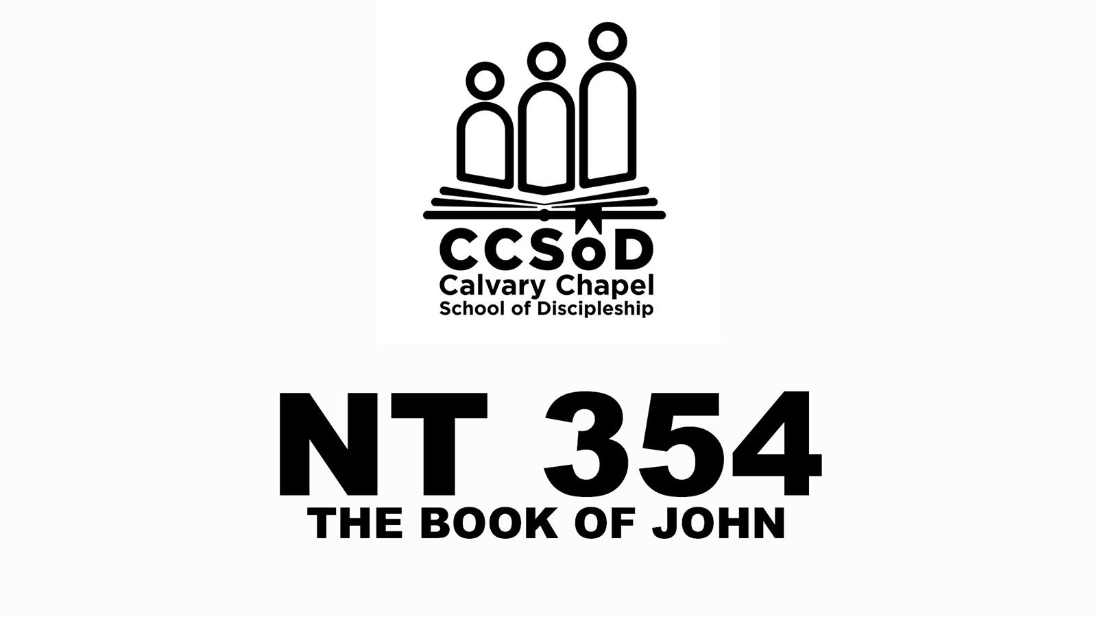 NT354 THE BOOK OF JOHN